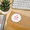 Avery High Visibility Round Labels with Sure Feed for Laser Printers, 2-1/2", 300 Labels (5294)